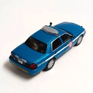 596 1: 64 Wisconsin State Police Car Ford Crown Victoria Simulation Alloy Car Model