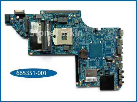 Best Value 665351-001 For HP Pavilion DV6-6000 Laptop Motherboard 665351-001 665351-501 11A39-2 HM65