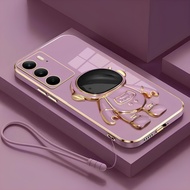 Realme C75 C75x C71 C73 Luxury Astronaut Stand Casing Free TALI