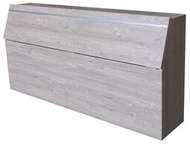 【風禾家具】FTS-29@工業風灰橡色鋁條6尺雙人加大床頭箱【台中市區免運送到家】六尺雙人床頭箱 被櫥頭 台灣製造傢俱