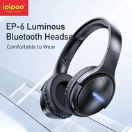 AWEI IPIPOO EP-6 Wireless Bluetooth V5.3 Foldable Stereo Headset / Super Bass / Noise Cancelling