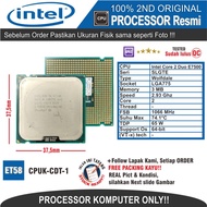 ET58 CPUK-CDT-1 INTEL CORE 2 DUO COMPUTER PC PROCESSOR E7500 SLGTE