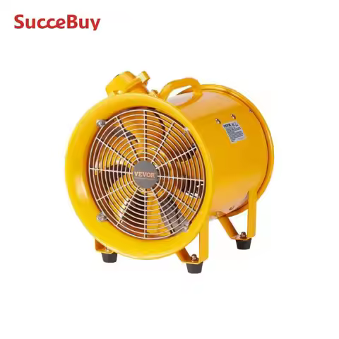 SucceBuy Portable Ventilation Fan 350W/550W/1100W Industrial Exhaust Fan Air Clean Extractor Blower 