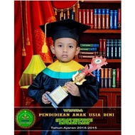 (TM) Kain Background Wisuda TK / PAUD Studio Foto
