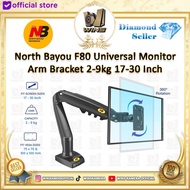North Bayou NB F80 NBF80 NB F 80 13-27 inch TV Monitor Bracket Clamp on Table Support VESA 75mm x 75
