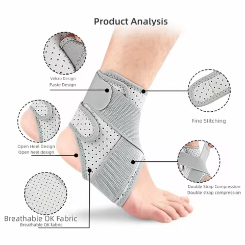 Cycling Running Adjustable Ankle Sleeve Compression Support Sleeve Ankle Support Neoprene Elastic An