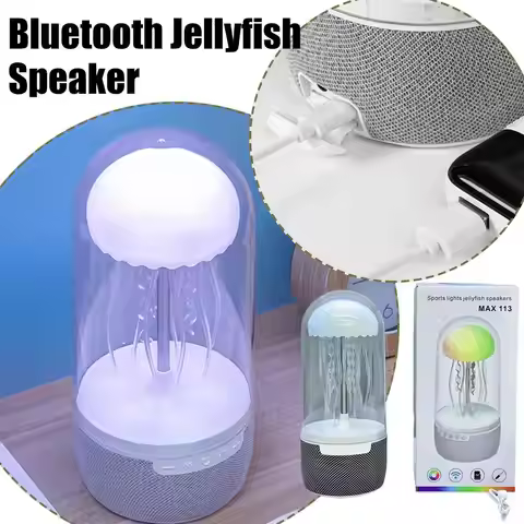 Bluetooth Jellyfish Audio Portable Seven-color Light Octopus Display Bluetooth Creative Mini Gift Sp