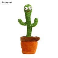 Cactus Toy Led Light-up Doll Interactive Singing Cactus Doll Toy for Kids and Adults Rechargeable Plush Doll Fun Dancing and Talking Features Perfect Gift for All Ages