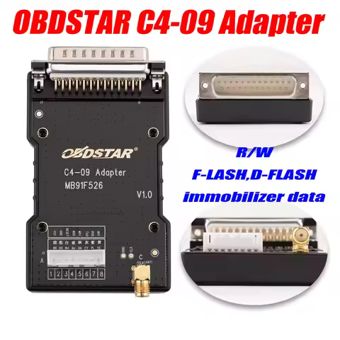 OBDSTAR C4-09 MB91F526 Adapter Kit Use R/W F-LASH Immobilizer Data With OBDSTAR X300 Classic G3/DC70