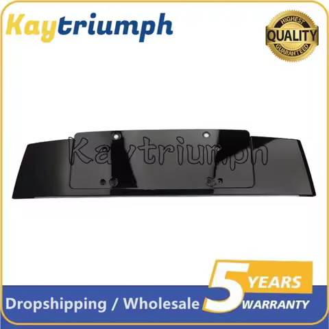 For Audi Q7 Front Bumper License Number Plate Holder Bracket Support Frame 06-13 MRS-CR00692 4L08072