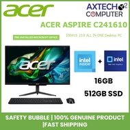 Acer Aspire C241610-100W11 23.8" FHD All-In-One Desktop PC ( N100, 8GB, 512GB SSD, Intel, W11, HS )