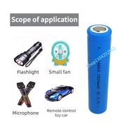 Flat Top 14650 3.7V 1500MaH 3C Rechargeable Battery for Flashlight Toy Electric Toothbrush Batteries
