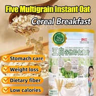 本地 五白谷物即食麦片 5白燕麦 营养早餐 减肥早餐 低卡路里 膳食纤维 养胃代餐 Halal Five Multigrain Instant Oat Cereal Breakfast