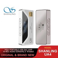 SHANLING UA4 MQA Portable USB DAC AMP Headphone Amplifier Hi-Res Audio ES9069Q 2* RT6863 chips PCM768 DSD512 3.5/4.4mm Output