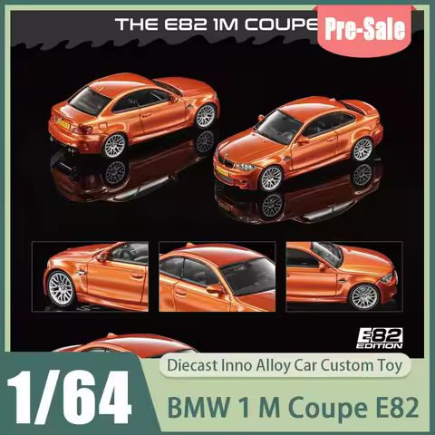 Mortal 1:64 Bmw 1m Coupe E82 Static Alloy German Performance Coupe Collectible Diecast Model Limited