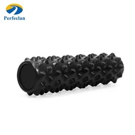 Perfeclan Muscle Recovery Foam Roller with Bumps Deep Tissue Cylindrical Foam Roller High Density Mo