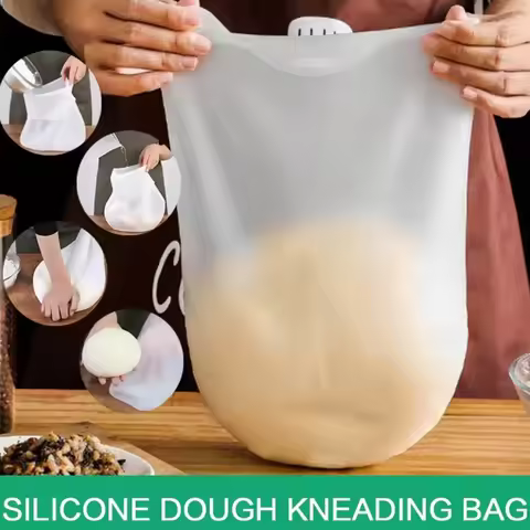 Food Grade Silicone Dough Kneading Bag Silicone Kneading Dough Bag Flour Mixer Bag Versatile Dough M