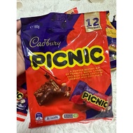 cadbury Picnic funsize 12 mini bars