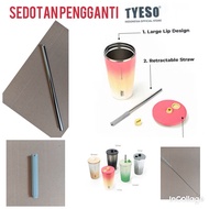 Tyeso Stainless Steel Tumbler Glass Straw 828 8848 Tyso Replacement Straw 600ml