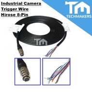Industrial Camera Trigger Cable (3Meter) Basler Dalsa Baumer HIKVISION Dahua Daheng 8Pin Wire 26AWG