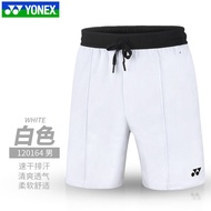 กางเกงขาสั้นแบดมินตัน YONEX แห้งเร็วระบายอากาศได้ดีสำหรับทั้งชายและหญิง ชุดกีฬา 2024 ผ้าโพลีเอสเตอร์