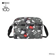 Lesportsac Daniella Crossbody Bag กระเป๋าสะพายข้าง มิกกี้เม้าท์ ครบรอบ 100 ปี Style 2434 Lesportsac x Mickey Mouse
