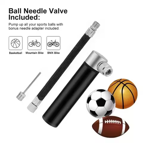Portable Air Pump Pump Mini High Pressure Hand Pump Bike Pump Tire Air Inflator Valve for Road Bikes