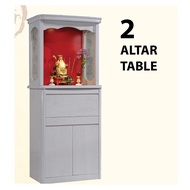 ALTAR TABLE/ PRAYER CABINET WITH TOP/ 神台/ BUDDHA TABLE /PRAYER TABLE /ALTAR CABINET/FENGSHUI ALTAR/风