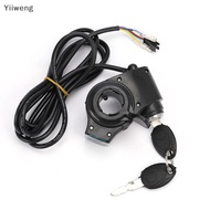 [Yiiweng] 12V/24V/36V/48V/60V/72V Throttle Ebike With Battery Power Display Thumb Grips [my]