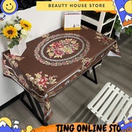 Patterned Dining Table Cloth 90x150cm Waterproof Square Dining Table Cloth_Dining Table Cloth -D201-