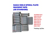 HSS-E SPIRAL FLUTE MACHINE TAPS  (JIS STANDARD) - BSW 7/8-9
