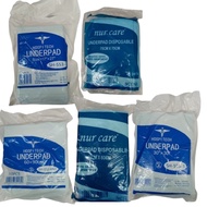 HOSPI I TECH UNDERPAD / NUR CARE ( 17X 27/ 30X30CM/45CM x 60CM/ 60x90CM/75CM x 75CM )