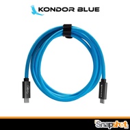 KONDOR BLUE Thunderbolt 4 Compatible USB 4.0 Type C Cable Blazing 40G Speeds 5A 100W [6 FT] [KBUSB4C