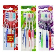 Ls99 [CLEAN]Ciptadent Toothbrush Contents 3/Single Pack | Crystal Clean | Extra Clean | Diamond Clea