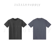 Adult Plain Charcoal Cotton T-shirt / Knight Grey Microfiber Jersey Long - Baju Jersi Kosong Kelabu Arang Dewasa JAZALO