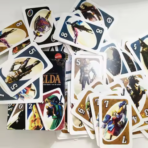 Zelda Card Game For Family Night Featuring Tv Show Themed Graphics And A Special Rule For 2-10 Playe