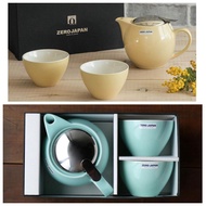 日本直送🇯🇵日本製美濃燒 ZEROJAPAN 茶壺 & 寬口茶杯禮盒套裝