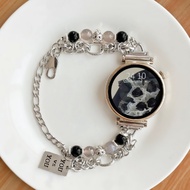 18mm 20mm 22mm Pearl Leopard Beads Watch Strap For Huawei Watch GT 4 Strap Huawei GT2/GT2e/GT3/GT3 p