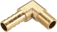 M METERXITY Brass Hose Pipe Fittings - 90 Degree Angle Brass 8 mm Connector Reducer Apply to Water F