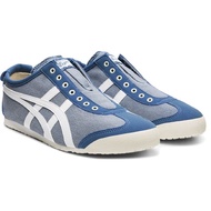 2022 newest [Original and Available] 100% Original Onitsuka Tiger  shoes blue leather men's and women's sports shoes casual shoes running shoes sneakers 66 GreySLIP-ON HERITAGE UNISEX