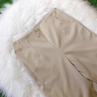 ขายาวโรเชฟแท้ 8 ส่วน รุ่นขอบหลบ ยาว33.5" ซิปข้าง กระเป๋า 2 ข้าง  ผ้าหนานุ่ม ยืดหยุ่น เก็บทรงดูมีเอวเว้า กางเกงโรเชฟ ผ้าโรเชฟแท้ ทรงสวย