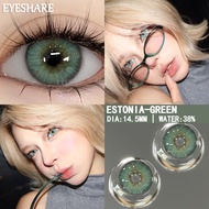 【COD】Eyeshare 1 Pair Estonia Series Green/Blue Color Contact Lense Natural Contacts Eye Cosmetic Len