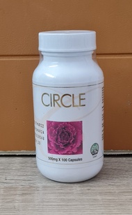 CIRCLE E Excel 100 capsules EXPt 2025 (QR code removed partially)