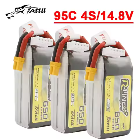 Upgrade TATTU R-LINE 1.0 650mAh 14.8V 95C Lipo Battery With XT30 For RC Helicopter Quadcopter FPV Ra