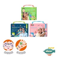 Avenir Kids Beauty & Tattoo Sticker Series 3Y+(Total Three Types)