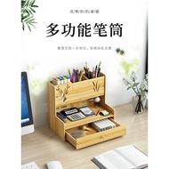 B14抽屉式化妆品收纳盒 DIY Wooden Cosmetics Drawer with Mirror Almari Makeup Mini Storage