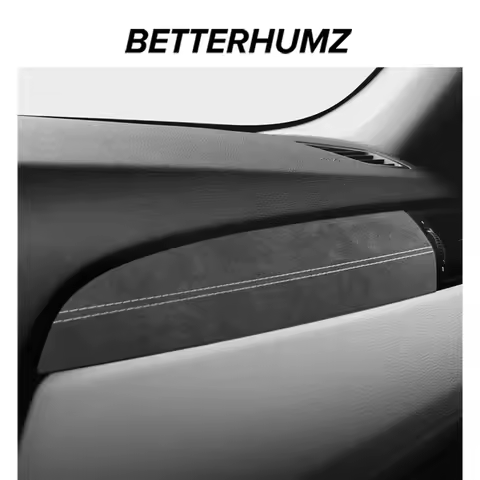 Made of Alcantara For BMW X3 F25 X4 F26 Copilot Dashboard Panel Trim Strips Instrument Stickers Car 