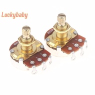 [LuckybabyS] 1Pcs Guitar Potentiometer Pot Low Torque And Low Noise Smooth Feel Brass Shaft A500K A2
