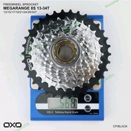 Sprocket Gear drat ulir freewheel OXO 8 speed 13-34T Berkualitas