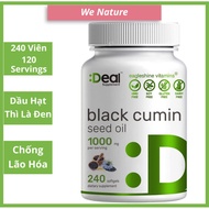 Black Cumin Seed Oil - 240 Capsules - Deal Supplement - Black Cumin Seed Oil